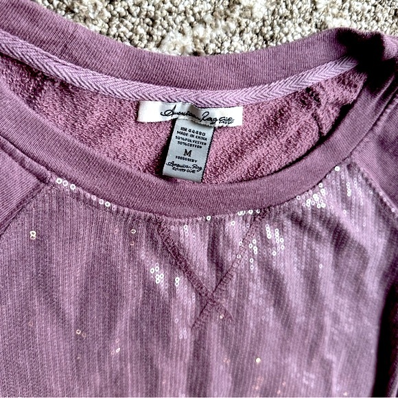 M American Rag top, sequins sequined front shirt - Picture 5 of 6